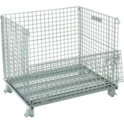 Hot Sale 🔥 Global Industrial Folding Wire Container, 40"L x 32"W x 34-1/2"H, 3000 Lb. Capacity ⌛