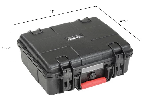 Cheapest 🎉 Global Industrial Waterproof Hard Case W/Pinch Tear Foam, 11"L x 9-11/16"W x 4-3/16"H, Black 😀 21 Cheapest 🎉 Global Industrial Waterproof Hard Case W/Pinch Tear Foam, 11"L x 9-11/16"W x 4-3/16"H, Black 😀 - Image 21
