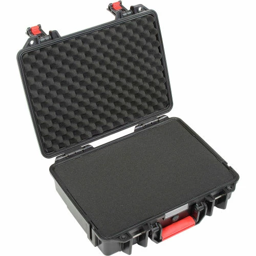 Cheap 🌟 Global Industrial Waterproof Hard Case w/Pinch Tear Foam 16-11/32"L x 13-3/16"W x 4-3/4"H, BLK ⭐ 2 Cheap 🌟 Global Industrial Waterproof Hard Case w/Pinch Tear Foam 16-11/32"L x 13-3/16"W x 4-3/4"H, BLK ⭐ - Image 2