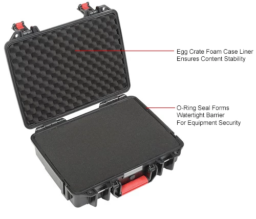 Cheap 🌟 Global Industrial Waterproof Hard Case w/Pinch Tear Foam 16-11/32"L x 13-3/16"W x 4-3/4"H, BLK ⭐ 16 Cheap 🌟 Global Industrial Waterproof Hard Case w/Pinch Tear Foam 16-11/32"L x 13-3/16"W x 4-3/4"H, BLK ⭐ - Image 16