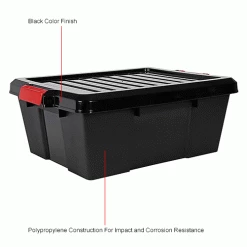 Outlet ⌛ Quantum Storage Systems Quantum Heavy-Duty Latch Container with Lid 21"Lx15-7/8"x7-3/4"H Black Price Each - Pkg Qty 6 ❤️ 19 Outlet ⌛ Quantum Storage Systems Quantum Heavy-Duty Latch Container with Lid 21"Lx15-7/8"x7-3/4"H Black Price Each - Pkg Qty 6 ❤️ -Containers shop 493488BKIN 1wco