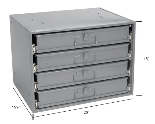 New 💯 Durham Mfg. Durham Steel Compartment Box Rack Heavy Duty Bearing 20 x 15-3/4 x 15 with 4 of 24-Compartment Boxes 🛒 19 New 💯 Durham Mfg. Durham Steel Compartment Box Rack Heavy Duty Bearing 20 x 15-3/4 x 15 with 4 of 24-Compartment Boxes 🛒 - Image 19