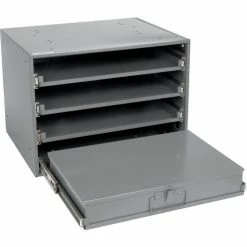 New 💯 Durham Mfg. Durham Steel Compartment Box Rack Heavy Duty Bearing 20 x 15-3/4 x 15 with 4 of 24-Compartment Boxes 🛒 25 New 💯 Durham Mfg. Durham Steel Compartment Box Rack Heavy Duty Bearing 20 x 15-3/4 x 15 with 4 of 24-Compartment Boxes 🛒 -Containers shop 493500 06