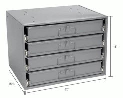 Best deal 🤩 Durham Mfg. Durham Steel Compartment Box Rack Heavy Duty Bearing 20 x 15-3/4 x 15 with 4 of 32-Compartment Boxes 🎁 37 Best deal 🤩 Durham Mfg. Durham Steel Compartment Box Rack Heavy Duty Bearing 20 x 15-3/4 x 15 with 4 of 32-Compartment Boxes 🎁 -Containers shop 493502IN dim