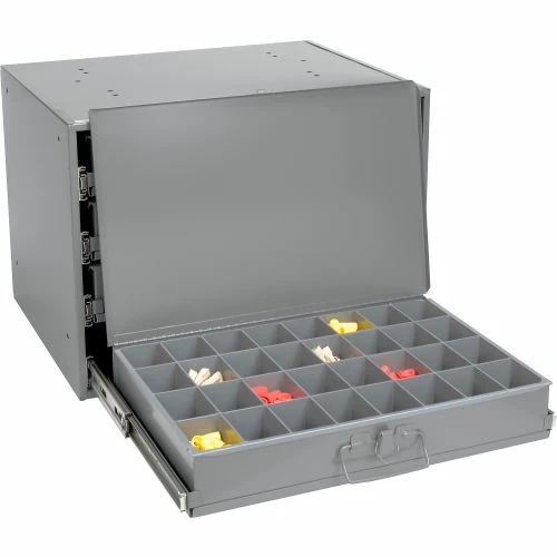 Best deal 🤩 Durham Mfg. Durham Steel Compartment Box Rack Heavy Duty Bearing 20 x 15-3/4 x 15 with 4 of 32-Compartment Boxes 🎁 3 Best deal 🤩 Durham Mfg. Durham Steel Compartment Box Rack Heavy Duty Bearing 20 x 15-3/4 x 15 with 4 of 32-Compartment Boxes 🎁 - Image 3