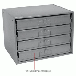 Budget 👏 Durham Mfg. Durham Steel Compartment Box Rack 20 x 15-3/4 x 15 with 4 of 20-Compartment Boxes 😍 -Containers shop 493503IN 1wco