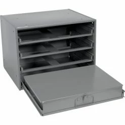 Budget 👏 Durham Mfg. Durham Steel Compartment Box Rack 20 x 15-3/4 x 15 with 4 of 20-Compartment Boxes 😍 -Containers shop 493503 06