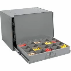Wholesale 🛒 Durham Mfg. Durham Steel Compartment Box Rack Heavy Duty Bearing 20 x 15-3/4 x 15 with 4 of 20-Compartment Boxes ⌛ 21 Wholesale 🛒 Durham Mfg. Durham Steel Compartment Box Rack Heavy Duty Bearing 20 x 15-3/4 x 15 with 4 of 20-Compartment Boxes ⌛ -Containers shop 493504 02