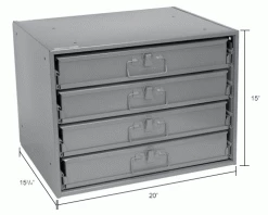 Flash Sale ✔️ Durham Mfg. Durham Steel Compartment Box Rack 20 x 15-3/4 x 15 with 4 of 16-Compartment Boxes ✔️ 35 Flash Sale ✔️ Durham Mfg. Durham Steel Compartment Box Rack 20 x 15-3/4 x 15 with 4 of 16-Compartment Boxes ✔️ -Containers shop 493505IN dim