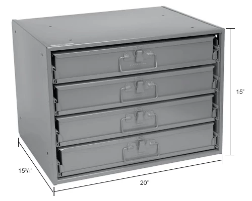 Flash Sale ✔️ Durham Mfg. Durham Steel Compartment Box Rack 20 x 15-3/4 x 15 with 4 of 16-Compartment Boxes ✔️ 18 Flash Sale ✔️ Durham Mfg. Durham Steel Compartment Box Rack 20 x 15-3/4 x 15 with 4 of 16-Compartment Boxes ✔️ - Image 18