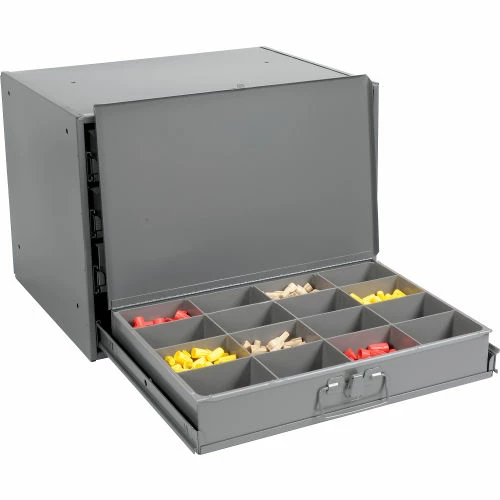 Flash Sale ✔️ Durham Mfg. Durham Steel Compartment Box Rack 20 x 15-3/4 x 15 with 4 of 16-Compartment Boxes ✔️ 3 Flash Sale ✔️ Durham Mfg. Durham Steel Compartment Box Rack 20 x 15-3/4 x 15 with 4 of 16-Compartment Boxes ✔️ - Image 3