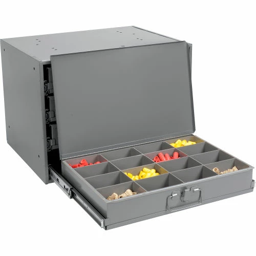 Cheap ๐ Durham Mfg. Durham Steel Compartment Box Rack Heavy Duty Bearing 20 x 15-3/4 x 15 with 4 of 16-Compartment Boxes ๐ 3 Cheap ๐ Durham Mfg. Durham Steel Compartment Box Rack Heavy Duty Bearing 20 x 15-3/4 x 15 with 4 of 16-Compartment Boxes ๐ - Image 3