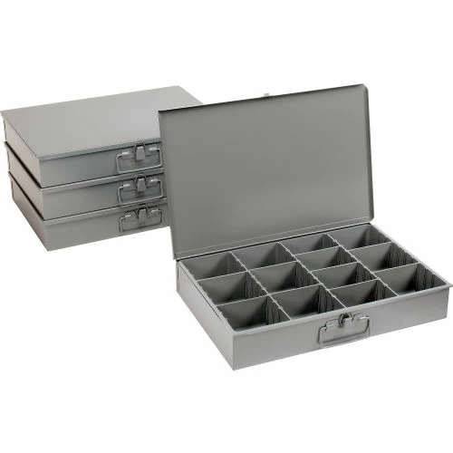 Discount 😀 Durham Mfg. Durham Steel Compartment Box Rack Heavy Duty Bearing 20 x 15-3/4 x 15 with 4 Adj Divider Boxes 🎁 2 Discount 😀 Durham Mfg. Durham Steel Compartment Box Rack Heavy Duty Bearing 20 x 15-3/4 x 15 with 4 Adj Divider Boxes 🎁 - Image 2