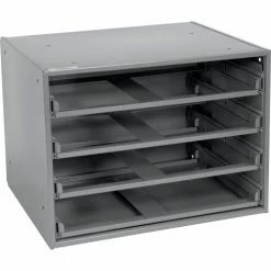 Discount 😀 Durham Mfg. Durham Steel Compartment Box Rack Heavy Duty Bearing 20 x 15-3/4 x 15 with 4 Adj Divider Boxes 🎁 25 Discount 😀 Durham Mfg. Durham Steel Compartment Box Rack Heavy Duty Bearing 20 x 15-3/4 x 15 with 4 Adj Divider Boxes 🎁 -Containers shop 493507 07