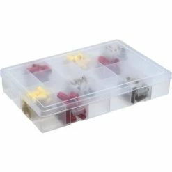 Hot Sale 🧨 Durham Mfg. Durham Steel Compartment Box Rack 13-1/2 x 9-1/8 x 13-1/4 with 5 of 24-Compartment Plastic Boxes 👍 -Containers shop 493512 09