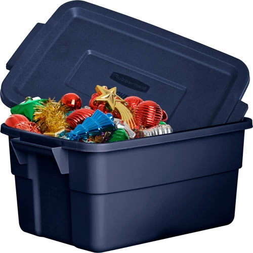 Cheapest ⌛ Rubbermaid® Roughneck™ Tote 3 Gallon 15-11/16"L x 10-5/8"W x 7"H Dark Indigo Metallic - Pkg Qty 6 🎉 3 Cheapest ⌛ Rubbermaid® Roughneck™ Tote 3 Gallon 15-11/16"L x 10-5/8"W x 7"H Dark Indigo Metallic - Pkg Qty 6 🎉 - Image 3