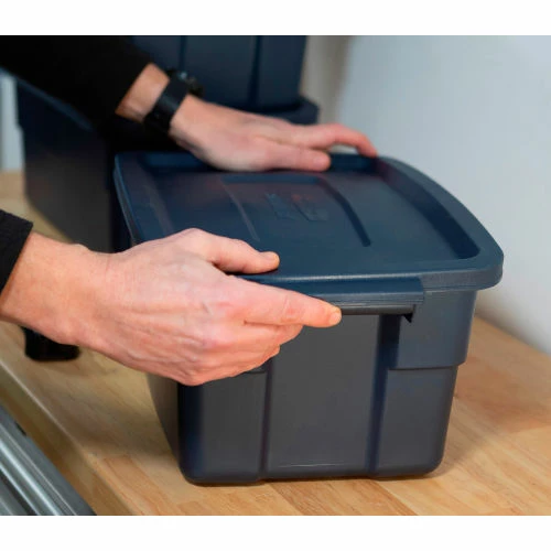 Cheapest ⌛ Rubbermaid® Roughneck™ Tote 3 Gallon 15-11/16"L x 10-5/8"W x 7"H Dark Indigo Metallic - Pkg Qty 6 🎉 5 Cheapest ⌛ Rubbermaid® Roughneck™ Tote 3 Gallon 15-11/16"L x 10-5/8"W x 7"H Dark Indigo Metallic - Pkg Qty 6 🎉 - Image 5