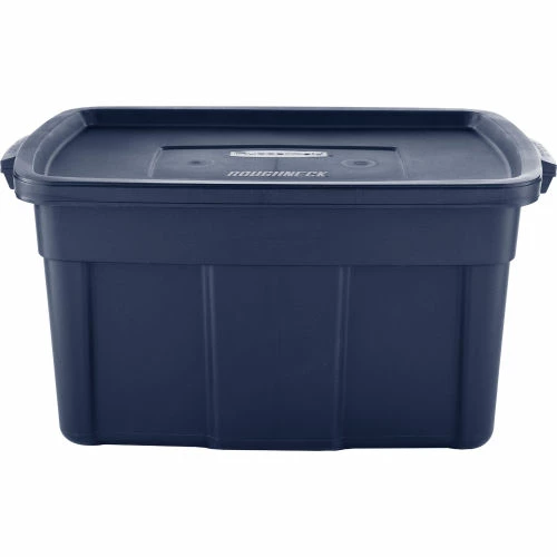 Budget 👏 Rubbermaid® Roughneck™ Tote 31 Gallon 32-5/16"Lx20-3/8"Wx16-11/16"H Dark Indigo Metallic - Pkg Qty 6 🔥 2 Budget 👏 Rubbermaid® Roughneck™ Tote 31 Gallon 32-5/16"Lx20-3/8"Wx16-11/16"H Dark Indigo Metallic - Pkg Qty 6 🔥 - Image 2