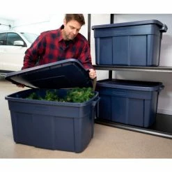 Budget 👏 Rubbermaid® Roughneck™ Tote 31 Gallon 32-5/16"Lx20-3/8"Wx16-11/16"H Dark Indigo Metallic - Pkg Qty 6 🔥 10 Budget 👏 Rubbermaid® Roughneck™ Tote 31 Gallon 32-5/16"Lx20-3/8"Wx16-11/16"H Dark Indigo Metallic - Pkg Qty 6 🔥 -Containers shop 493592 2