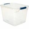 Buy 🛒 Rubbermaid® Cleverstore™ Clear Latching Storage Tote w/Lid 30 Quart 16-7/8x13-3/8x11-1/2 - Pkg Qty 8 🧨