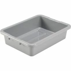 Best reviews of 🧨 Global Industrial™ NSF Plastic Bus Tub, 20"L x 15"W x 5"H, Gray - Pkg Qty 12 🎁