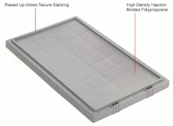 Best Sale ✔️ Akro-Mils Lid 35201 For Nest & Stack Tote 35200, Gray - Pkg Qty 6 🎉 -Containers shop 498401GY 1wco