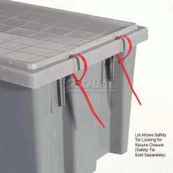 Best Sale ✔️ Akro-Mils Lid 35201 For Nest & Stack Tote 35200, Gray - Pkg Qty 6 🎉 -Containers shop 498401GY 2wco