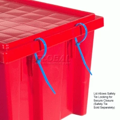Outlet 🔔 Akro-Mils Lid 35181 For Nest & Stack Tote 35180, 35185, Red - Pkg Qty 6 😉 -Containers shop 498401RD 2wco 1
