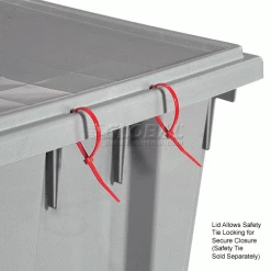 Flash Sale 💯 Akro-Mils Lid 35231 For Nest & Stack Tote 35225, 35230, Gray - Pkg Qty 3 💯 -Containers shop 498425GY 2wco 2