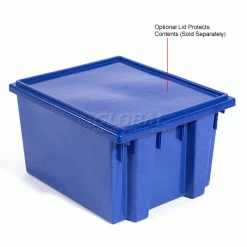 Buy ❤️ Global Industrial Stack and Nest Storage Container SNT230 No Lid 23-1/2 x 19-1/2 x 13, Blue - Pkg Qty 3 ⌛ 49 Buy ❤️ Global Industrial Stack and Nest Storage Container SNT230 No Lid 23-1/2 x 19-1/2 x 13, Blue - Pkg Qty 3 ⌛ -Containers shop 498427BL 6wco 1