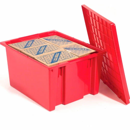 Outlet ๐งจ Akro-Mils Lid 35301 For Nest & Stack Tote 35300, Red - Pkg Qty 3 โ 5 Outlet ๐งจ Akro-Mils Lid 35301 For Nest & Stack Tote 35300, Red - Pkg Qty 3 โ - Image 5