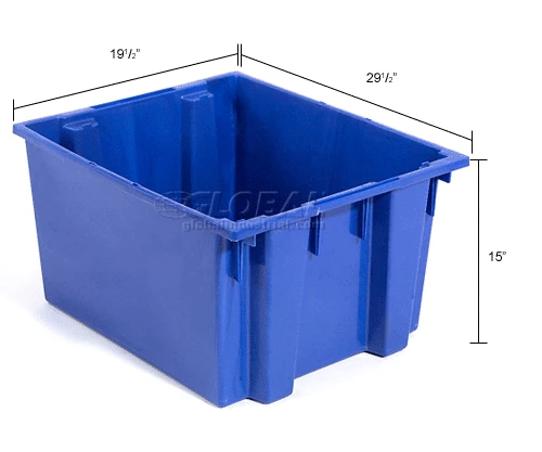 Coupon ๐ Akro-Mils Nest & Stack Tote 35300 - 29-1/2"L x 19-1/2"W x15"H, Blue - Pkg Qty 3 ๐ 25 Coupon ๐ Akro-Mils Nest & Stack Tote 35300 - 29-1/2"L x 19-1/2"W x15"H, Blue - Pkg Qty 3 ๐ - Image 25
