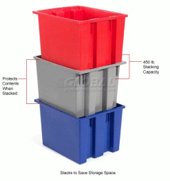 Flash Sale 🔔 Akro-Mils Nest & Stack Tote 35240 - 23-1/2"L x 15-1/2"W x 12"H, Red - Pkg Qty 3 🔔 46 Flash Sale 🔔 Akro-Mils Nest & Stack Tote 35240 - 23-1/2"L x 15-1/2"W x 12"H, Red - Pkg Qty 3 🔔 -Containers shop 498831 4wco 1