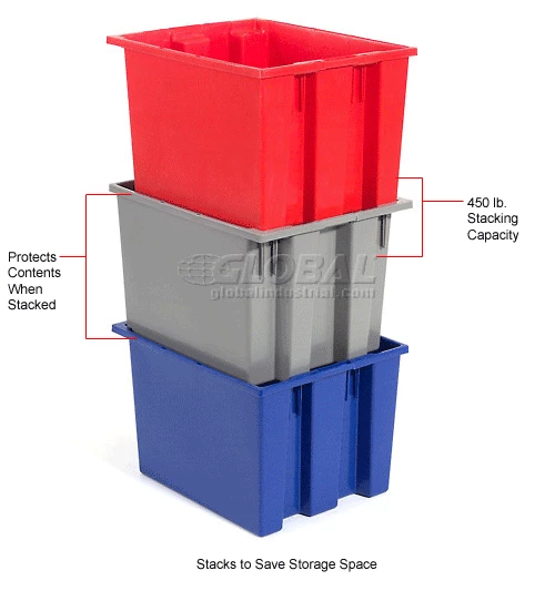 Flash Sale 🔔 Akro-Mils Nest & Stack Tote 35240 - 23-1/2"L x 15-1/2"W x 12"H, Red - Pkg Qty 3 🔔 21 Flash Sale 🔔 Akro-Mils Nest & Stack Tote 35240 - 23-1/2"L x 15-1/2"W x 12"H, Red - Pkg Qty 3 🔔 - Image 21