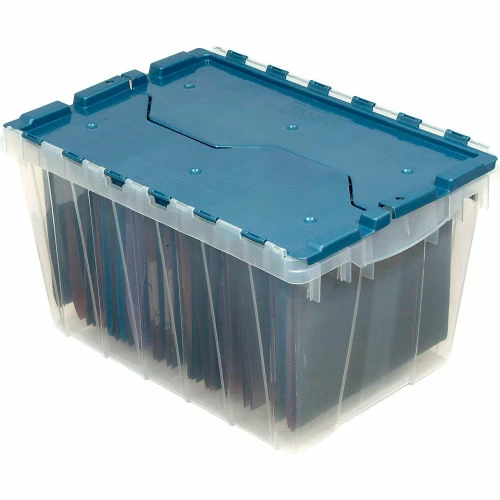 Cheap ⌛ Akro-Mils® Clear Attached Lid Container 66486FILEB w/File Rails - 21-1/2"L x 15"W x 12-1/2"H - Pkg Qty 6 🌟 3 Cheap ⌛ Akro-Mils® Clear Attached Lid Container 66486FILEB w/File Rails - 21-1/2"L x 15"W x 12-1/2"H - Pkg Qty 6 🌟 - Image 3