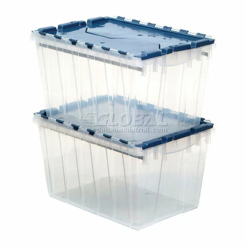 Cheap ⌛ Akro-Mils® Clear Attached Lid Container 66486FILEB w/File Rails - 21-1/2"L x 15"W x 12-1/2"H - Pkg Qty 6 🌟 2 Cheap ⌛ Akro-Mils® Clear Attached Lid Container 66486FILEB w/File Rails - 21-1/2"L x 15"W x 12-1/2"H - Pkg Qty 6 🌟 - Image 2