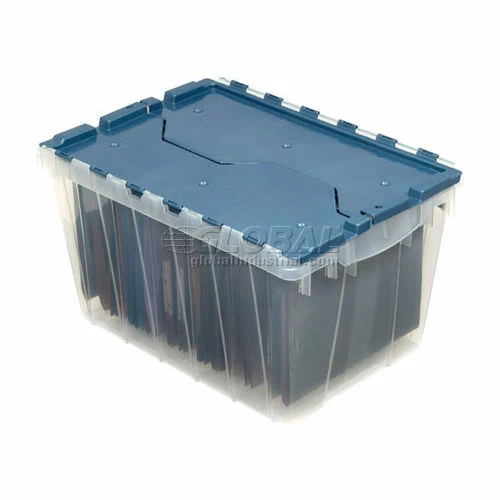 Cheap ⌛ Akro-Mils® Clear Attached Lid Container 66486FILEB w/File Rails - 21-1/2"L x 15"W x 12-1/2"H - Pkg Qty 6 🌟 1 Cheap ⌛ Akro-Mils® Clear Attached Lid Container 66486FILEB w/File Rails - 21-1/2"L x 15"W x 12-1/2"H - Pkg Qty 6 🌟