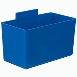 Budget ๐ฏ Little Inner Bin Cup QBC112 for Plastic Stacking Bins - 2-3/4 x 5-1/4 x 3 Blue - Pkg Qty 48 ๐