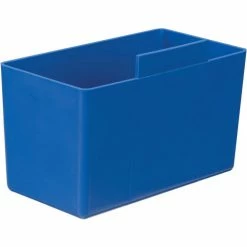 Budget 💯 Little Inner Bin Cup QBC112 for Plastic Stacking Bins - 2-3/4 x 5-1/4 x 3 Blue - Pkg Qty 48 👍 -Containers shop 550105BL 03