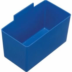 Budget 💯 Little Inner Bin Cup QBC112 for Plastic Stacking Bins - 2-3/4 x 5-1/4 x 3 Blue - Pkg Qty 48 👍 -Containers shop 550105BL 04