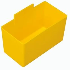 Deals ๐ QBC112 Little Inner Bin Cup for Plastic Stacking Bins - 2-3/4 x 5-1/4 x 3 Yellow - Pkg Qty 48 ๐