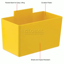 Deals 👍 QBC112 Little Inner Bin Cup for Plastic Stacking Bins - 2-3/4 x 5-1/4 x 3 Yellow - Pkg Qty 48 😍 15 Deals 👍 QBC112 Little Inner Bin Cup for Plastic Stacking Bins - 2-3/4 x 5-1/4 x 3 Yellow - Pkg Qty 48 😍 -Containers shop 550105YL 1wco