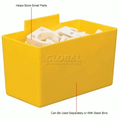 Deals 👍 QBC112 Little Inner Bin Cup for Plastic Stacking Bins - 2-3/4 x 5-1/4 x 3 Yellow - Pkg Qty 48 😍 16 Deals 👍 QBC112 Little Inner Bin Cup for Plastic Stacking Bins - 2-3/4 x 5-1/4 x 3 Yellow - Pkg Qty 48 😍 -Containers shop 550105YL 2wco