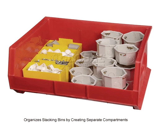 Deals 👍 QBC112 Little Inner Bin Cup for Plastic Stacking Bins - 2-3/4 x 5-1/4 x 3 Yellow - Pkg Qty 48 😍 8 Deals 👍 QBC112 Little Inner Bin Cup for Plastic Stacking Bins - 2-3/4 x 5-1/4 x 3 Yellow - Pkg Qty 48 😍 - Image 8