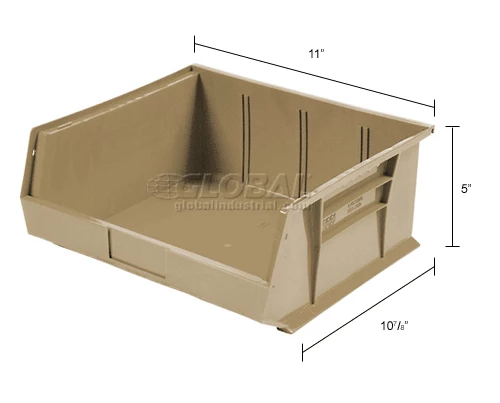 Top 10 ⭐ Global Industrial Plastic Stack & Hang Bin,11"W x 10-7/8"D x 5"H, Beige - Pkg Qty 6 🤩 27 Top 10 ⭐ Global Industrial Plastic Stack & Hang Bin,11"W x 10-7/8"D x 5"H, Beige - Pkg Qty 6 🤩 - Image 27
