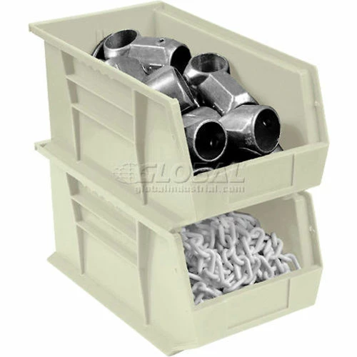 Flash Sale π Global Industrial Plastic Stack & Hang Bin, 5-1/2"W x 14-3/4"D x 5"H, Beige - Pkg Qty 12 π 5 Flash Sale π Global Industrial Plastic Stack & Hang Bin, 5-1/2"W x 14-3/4"D x 5"H, Beige - Pkg Qty 12 π - Image 5