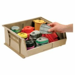 Top 10 ⭐ Global Industrial Plastic Stack & Hang Bin,11"W x 10-7/8"D x 5"H, Beige - Pkg Qty 6 🤩 32 Top 10 ⭐ Global Industrial Plastic Stack & Hang Bin,11"W x 10-7/8"D x 5"H, Beige - Pkg Qty 6 🤩 -Containers shop 550114BG 02