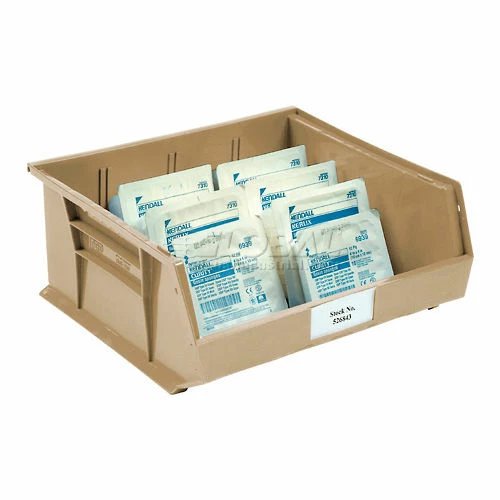 Top 10 ⭐ Global Industrial Plastic Stack & Hang Bin,11"W x 10-7/8"D x 5"H, Beige - Pkg Qty 6 🤩 6 Top 10 ⭐ Global Industrial Plastic Stack & Hang Bin,11"W x 10-7/8"D x 5"H, Beige - Pkg Qty 6 🤩 - Image 6