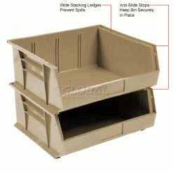 Top 10 ⭐ Global Industrial Plastic Stack & Hang Bin,11"W x 10-7/8"D x 5"H, Beige - Pkg Qty 6 🤩 52 Top 10 ⭐ Global Industrial Plastic Stack & Hang Bin,11"W x 10-7/8"D x 5"H, Beige - Pkg Qty 6 🤩 -Containers shop 550114BG 3wco