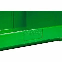 Hot Sale ✨ Plastic Stack & Hang Bin, 16-1/2"W x 10-7/8"D x 5"H, Green - Pkg Qty 6 ⌛ -Containers shop 550114GN 13